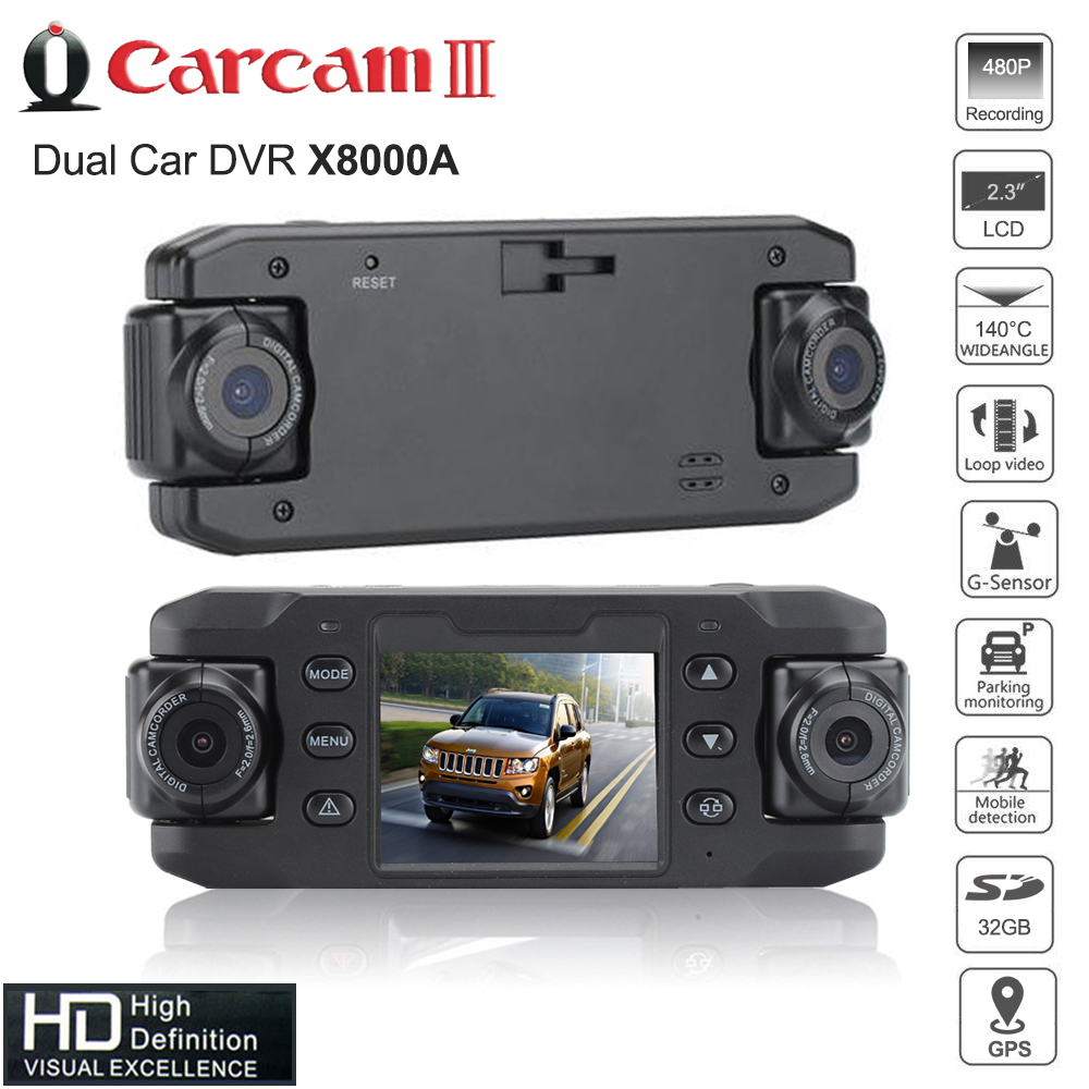 กล้องติดรถยนต์ Car DVR Carcam III X8000A Night Vision Motion